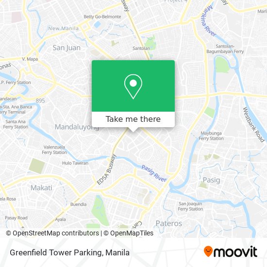 Greenfield Tower Parking map