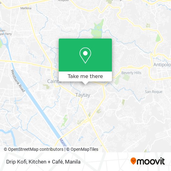 Drip Kofi, Kitchen + Café map