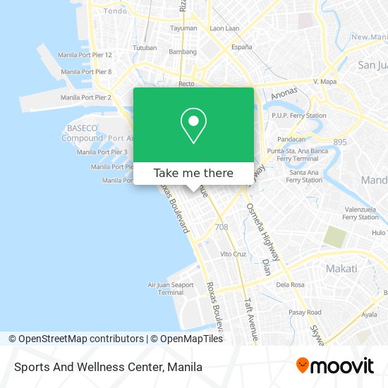 Sports And Wellness Center map