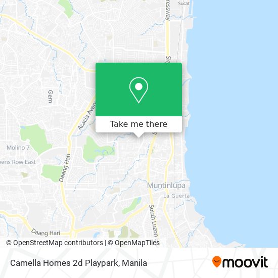 Camella Homes 2d Playpark map