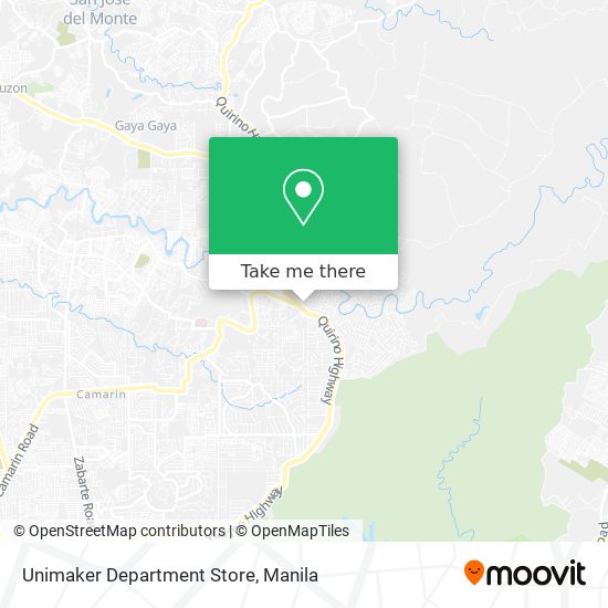 Unimaker Department Store map