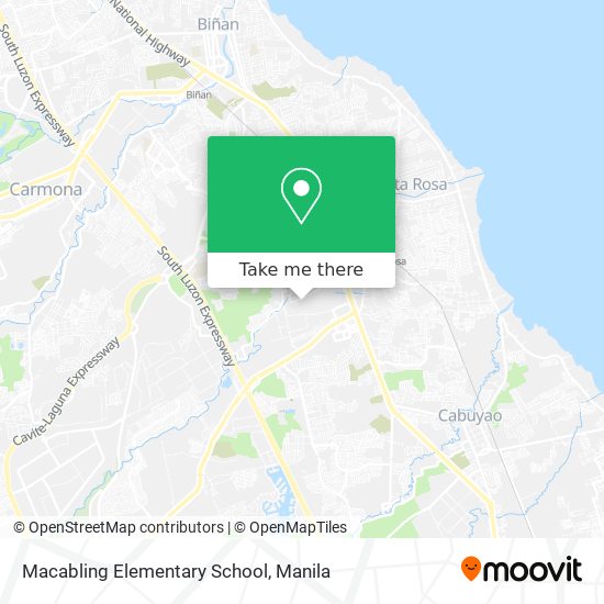 Macabling Elementary School map