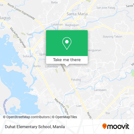 Duhat Elementary School map