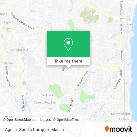 Aguilar Sports Complex map