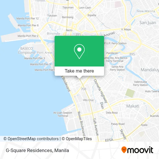 G-Square Residences map