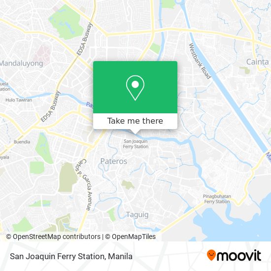San Joaquin Ferry Station map