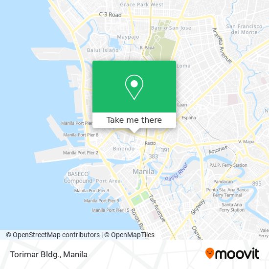Torimar Bldg. map