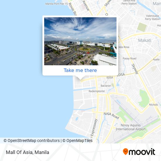 Mall Of Asia map