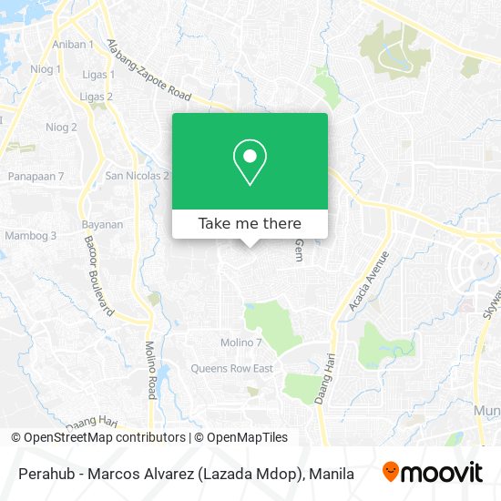 Perahub - Marcos Alvarez (Lazada Mdop) map