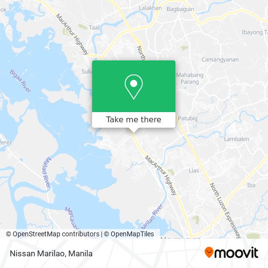 Nissan Marilao map