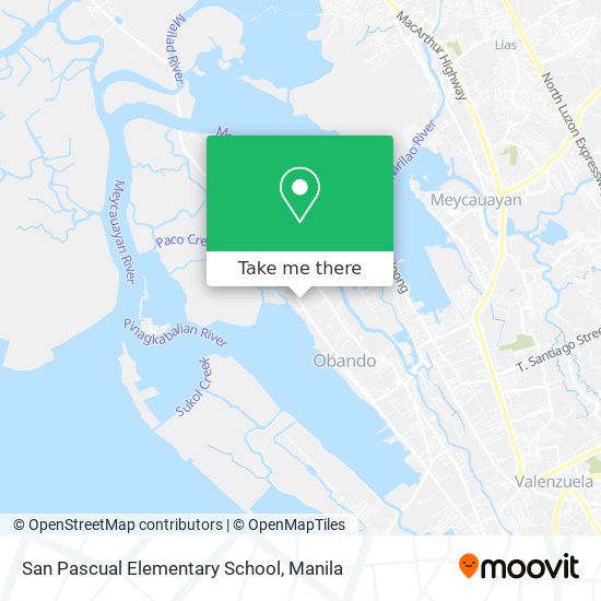 San Pascual Elementary School map