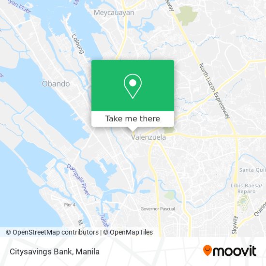 Citysavings Bank map