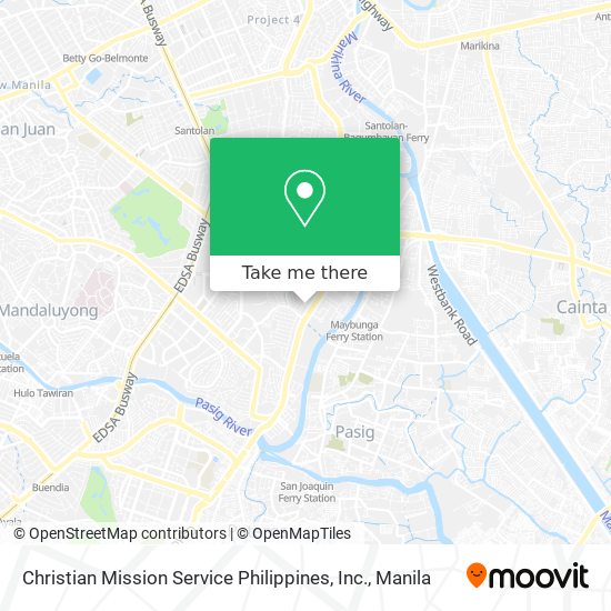 Christian Mission Service Philippines, Inc. map