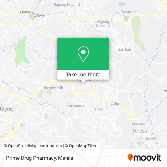 Prime Drug Pharmacy map