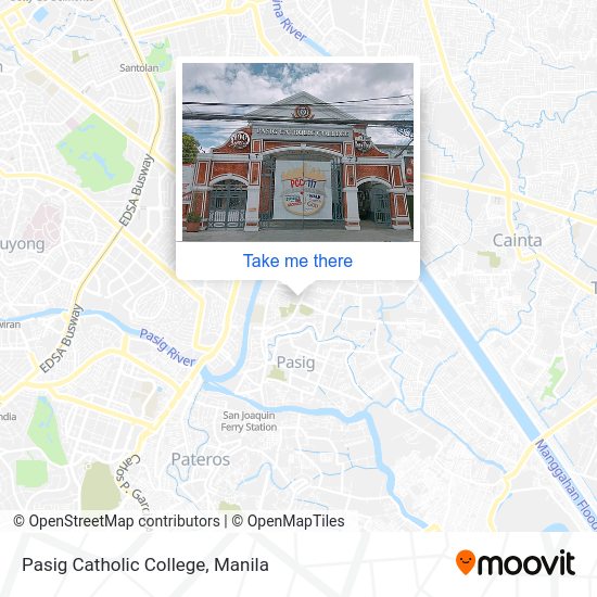 Pasig Catholic College map