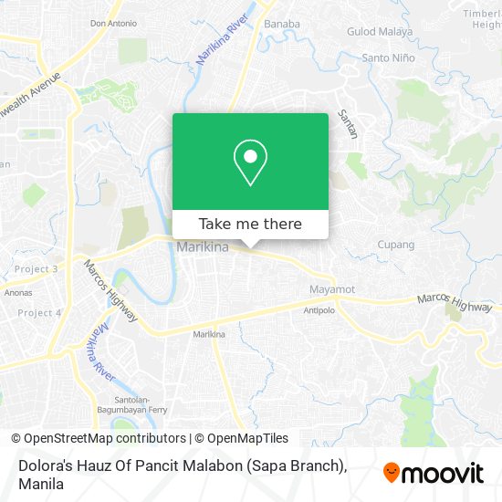 Dolora's Hauz Of Pancit Malabon (Sapa Branch) map