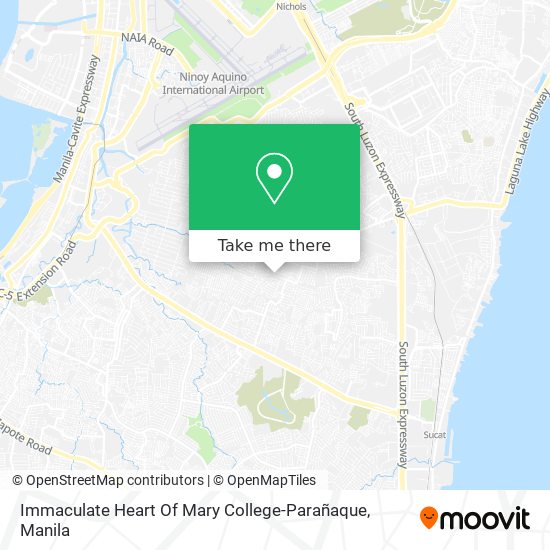 Immaculate Heart Of Mary College-Parañaque map