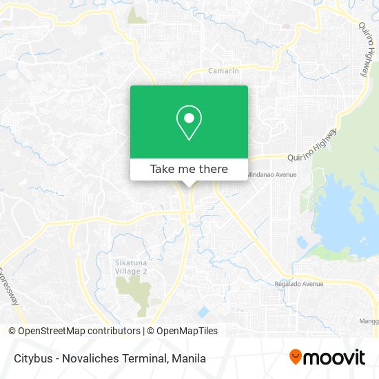 Citybus - Novaliches Terminal map