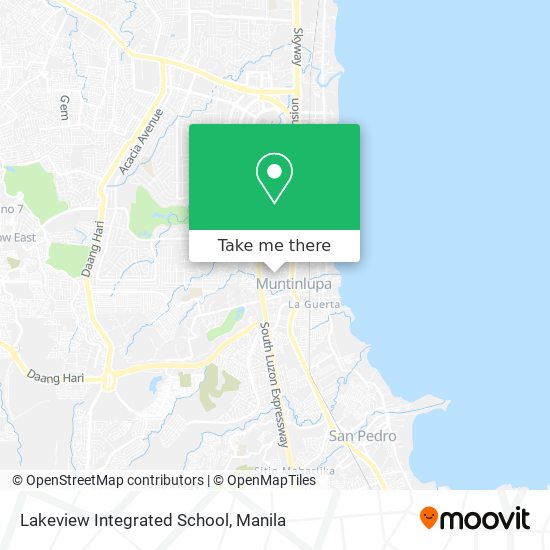 Lakeview Integrated School map