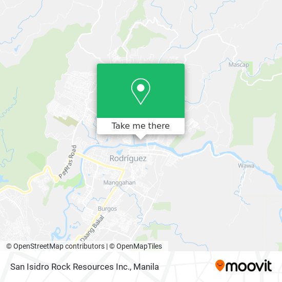 San Isidro Rock Resources Inc. map