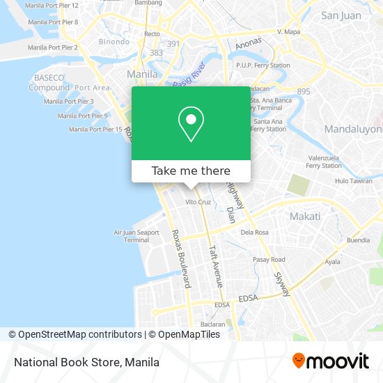 National Book Store map