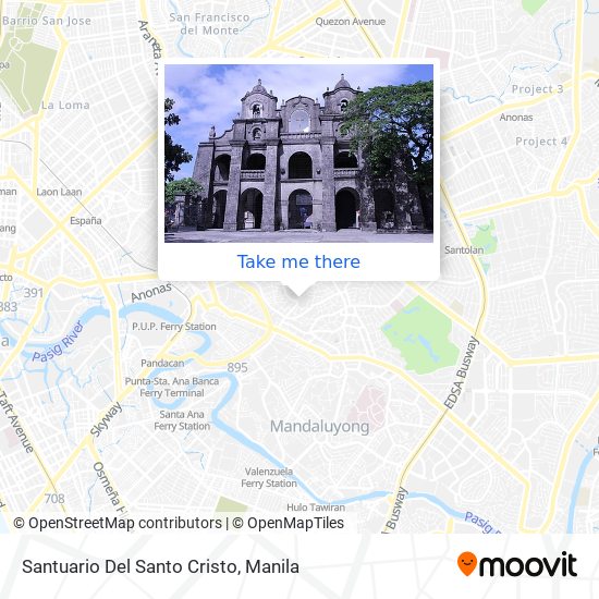 Santuario Del Santo Cristo map