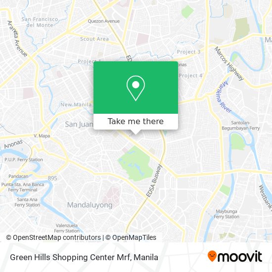 Green Hills Shopping Center Mrf map
