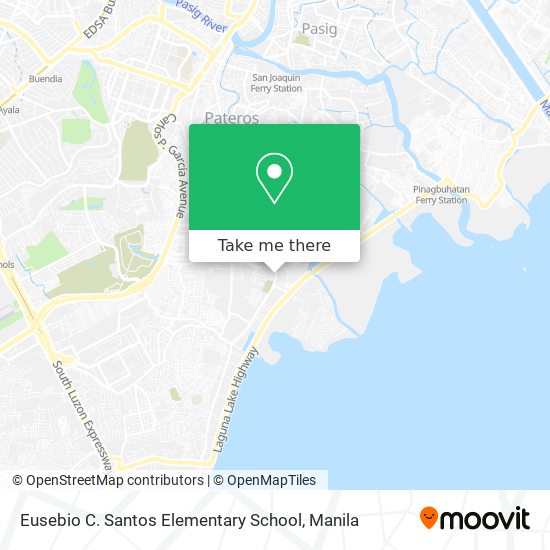 Eusebio C. Santos Elementary School map