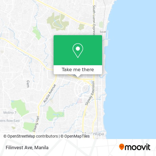 Filinvest Ave map