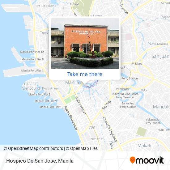 Hospico De San Jose map