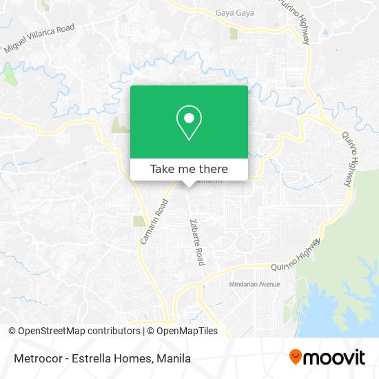 Metrocor - Estrella Homes map