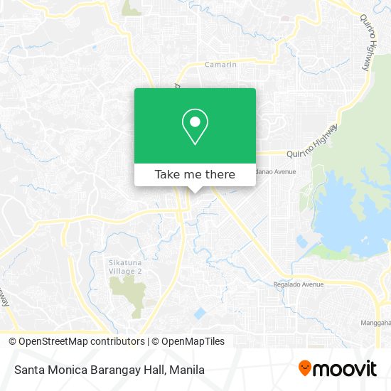 Santa Monica Barangay Hall map