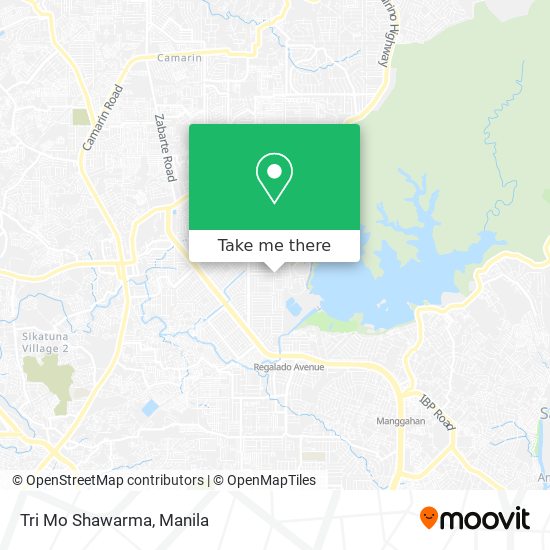 Tri Mo Shawarma map
