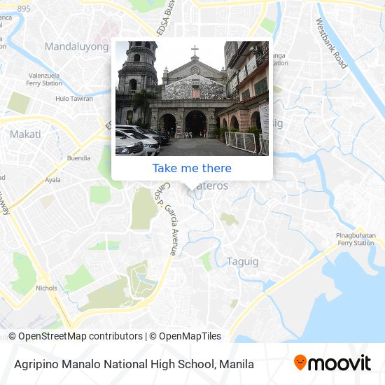 Agripino Manalo National High School map