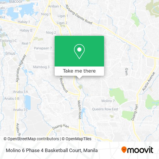 Molino 6 Phase 4 Basketball Court map