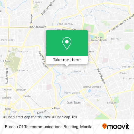 Bureau Of Telecommunications Building map