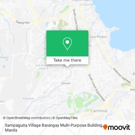 Sampaguita Village Barangay Multi-Purpose Building map