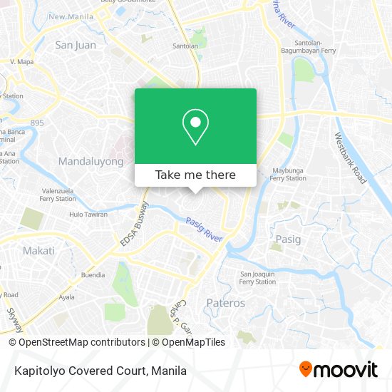 Kapitolyo Covered Court map