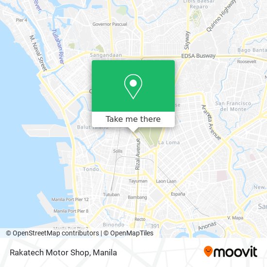 Rakatech Motor Shop map