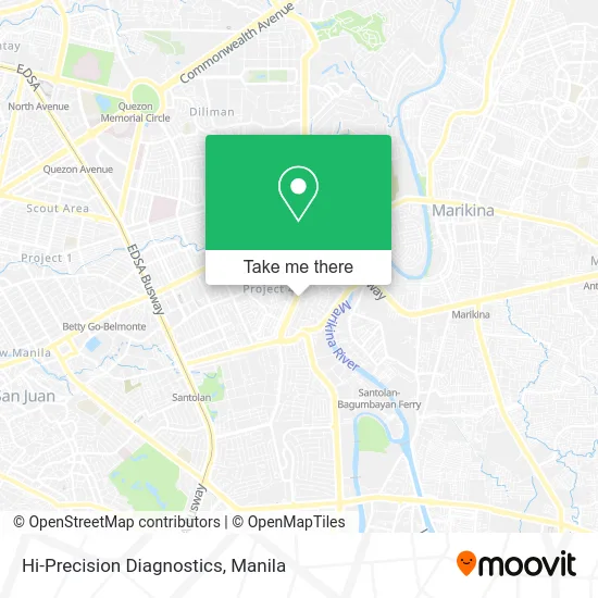 Hi-Precision Diagnostics map