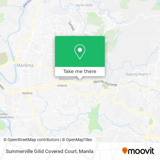 Summerville Gilid Covered Court map