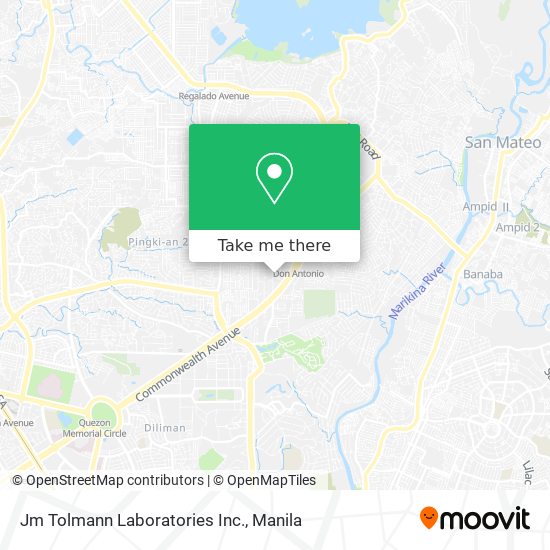 Jm Tolmann Laboratories Inc. map