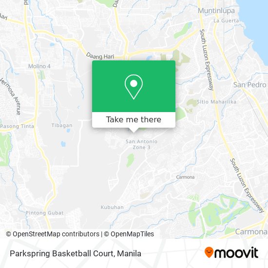 Parkspring Basketball Court map