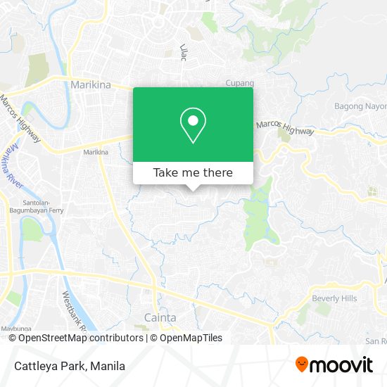 Cattleya Park map