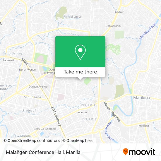 Malañgen Conference Hall map