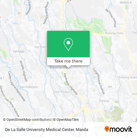 De La Salle University Medical Center map