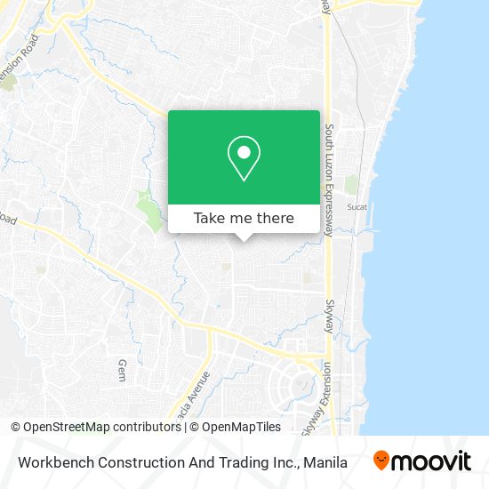 Workbench Construction And Trading Inc. map