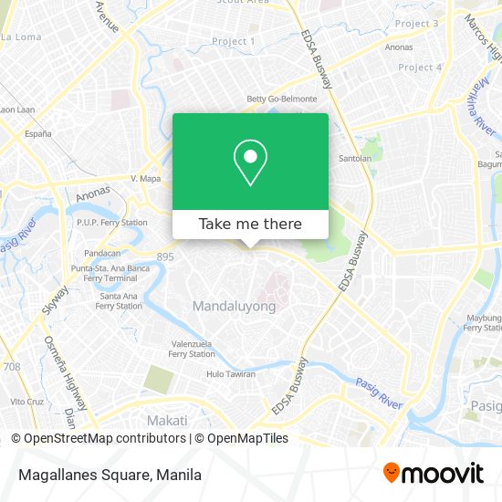 Magallanes Square map