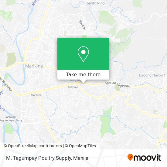 M. Tagumpay Poultry Supply map