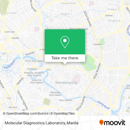 Molecular Diagnostics Laboratory map